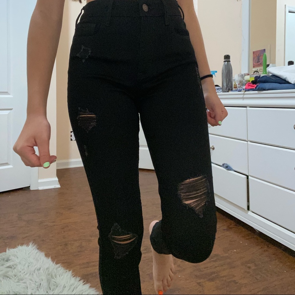 new black hollister jeans NWOT